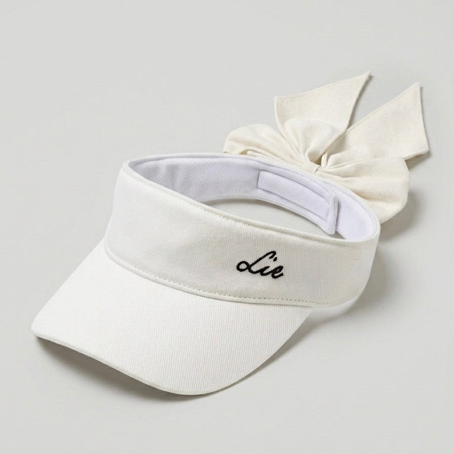 Ribbon Visor - White